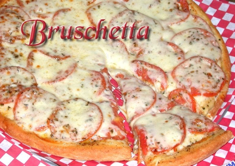 Barbato’s bruschetta pizza